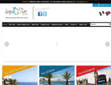 Tablet Screenshot of iopitour-touroperator.com